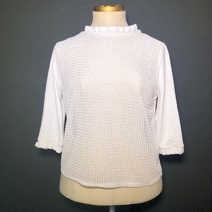 White Zara B&W Collection Shirt